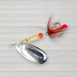 Блешня обертова ZEOX Dominator № 3, 6г, колір 001 Silver